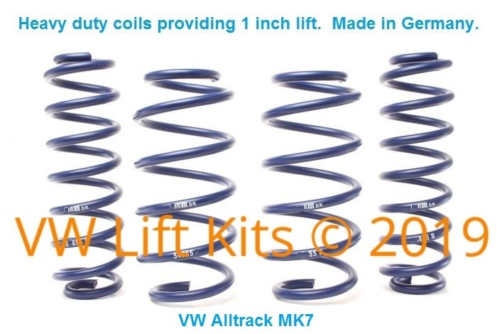 These Heavy Duty Springs are longer than stock that will never sag. Add 1 inch of Lift.